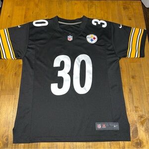 Nike On Field Pittsburg Steelers #30 James Conner football jersey size large